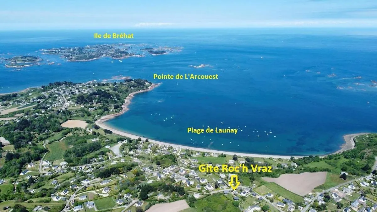 Roc'H Vraz, Maison En Bois Entre Paimpol Et Brehat - 300M Mer Et Gr34 Ploubazlanec Holiday home
